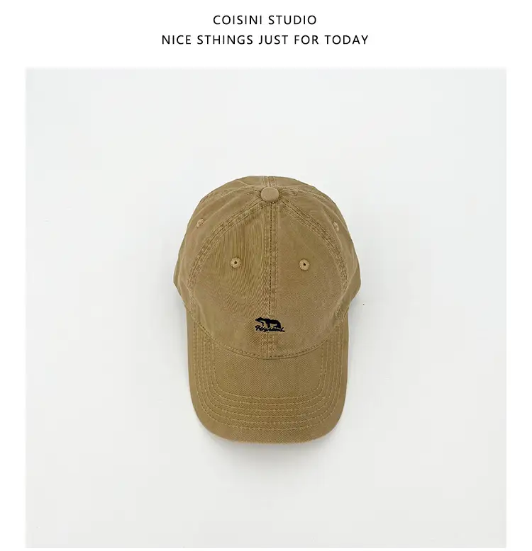 2025 Polar Bear Cap Women Men Oversized Deep Brim — feature 11