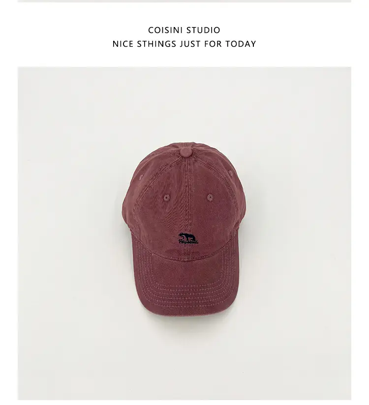 2025 Polar Bear Cap Women Men Oversized Deep Brim — feature 14