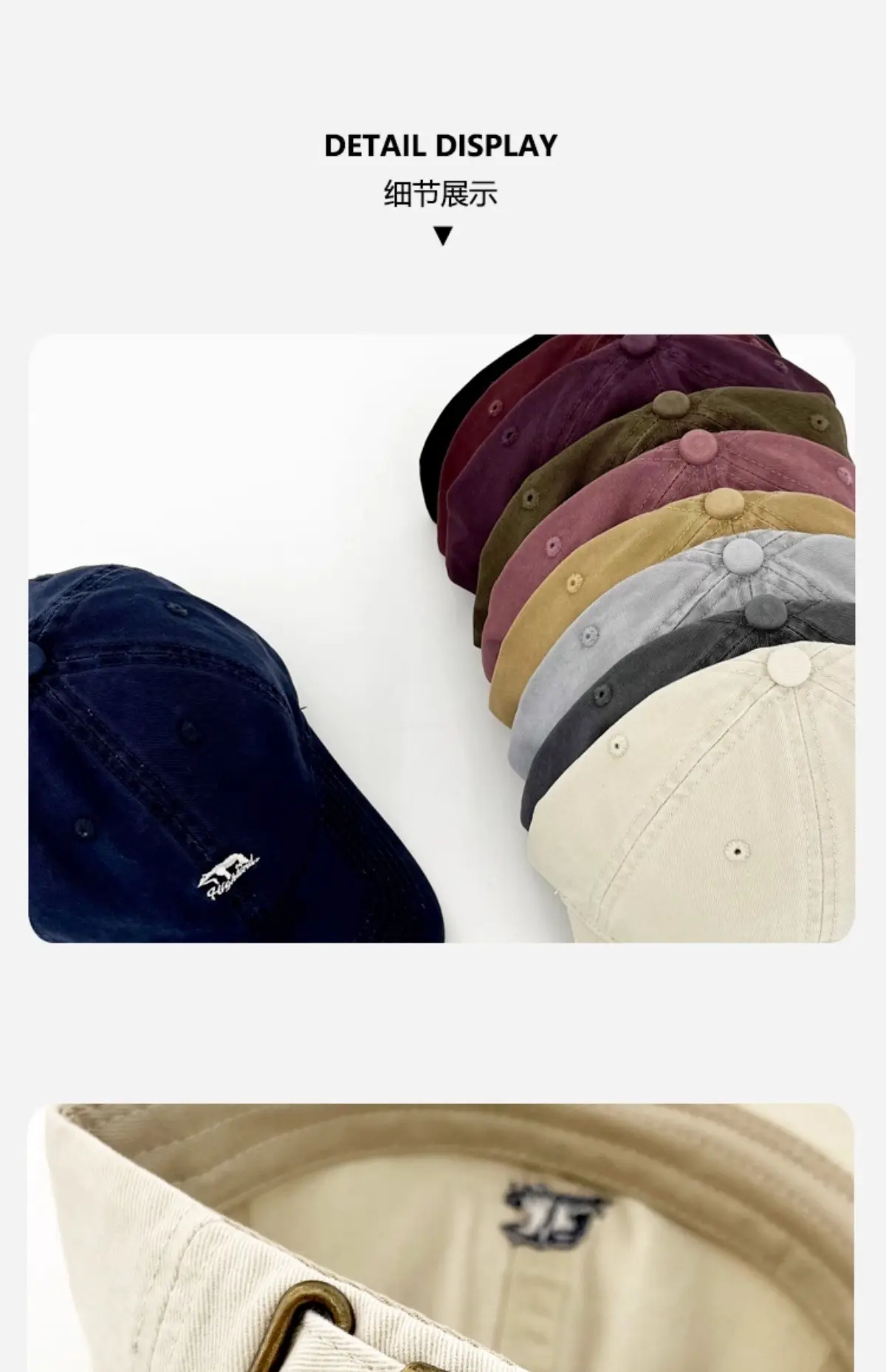 2025 Polar Bear Cap Women Men Oversized Deep Brim — feature 3