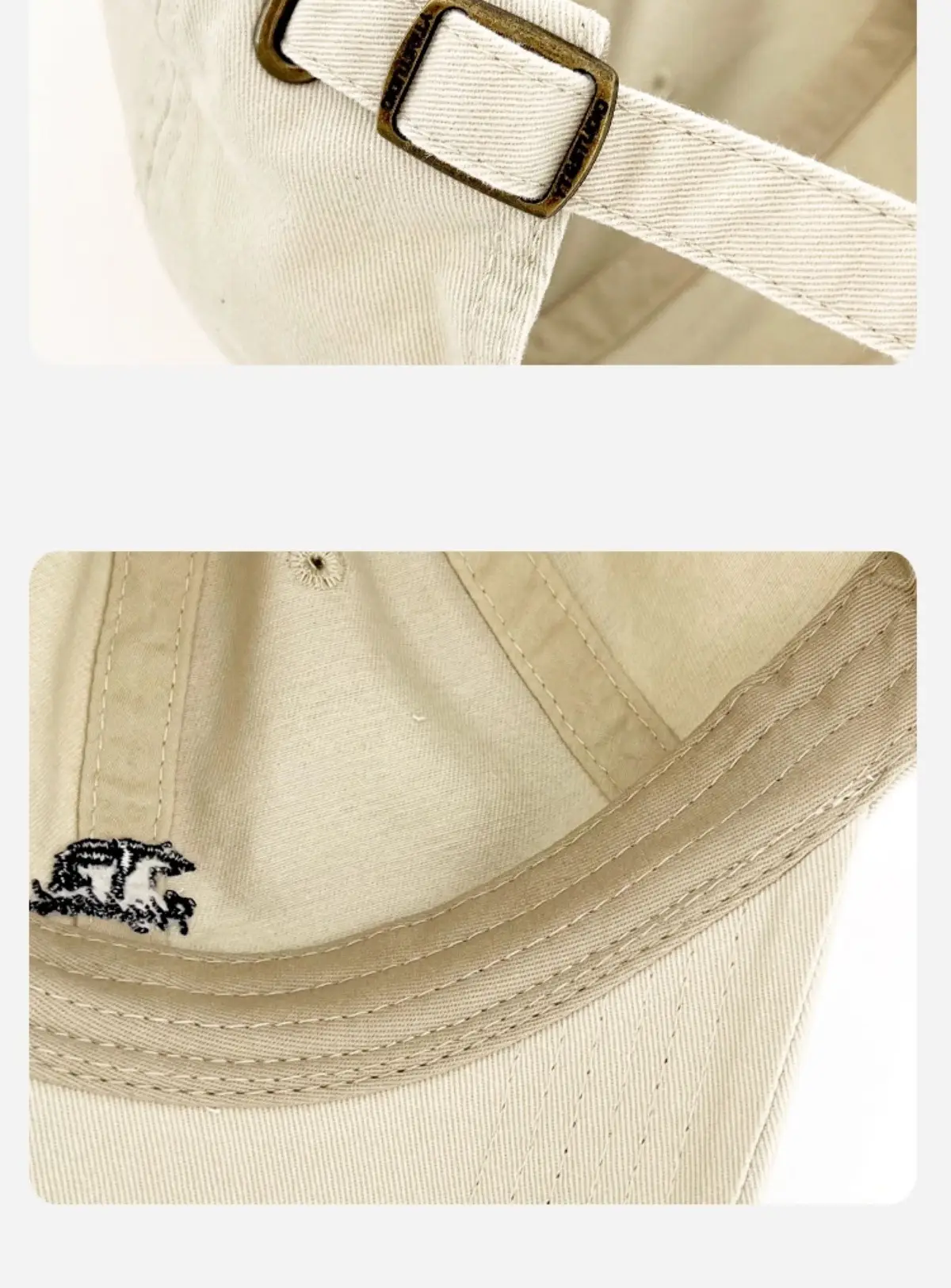 2025 Polar Bear Cap Women Men Oversized Deep Brim — feature 4