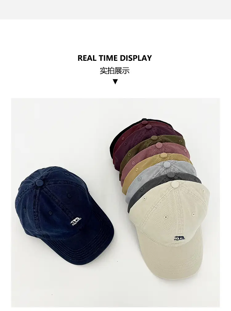 2025 Polar Bear Cap Women Men Oversized Deep Brim — feature 5