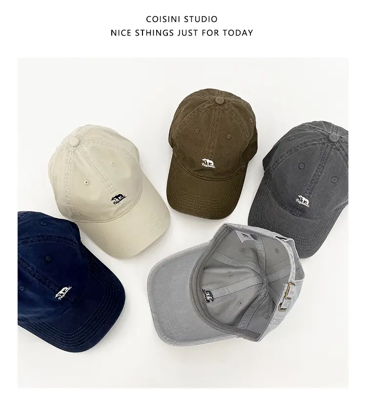 2025 Polar Bear Cap Women Men Oversized Deep Brim — feature 6