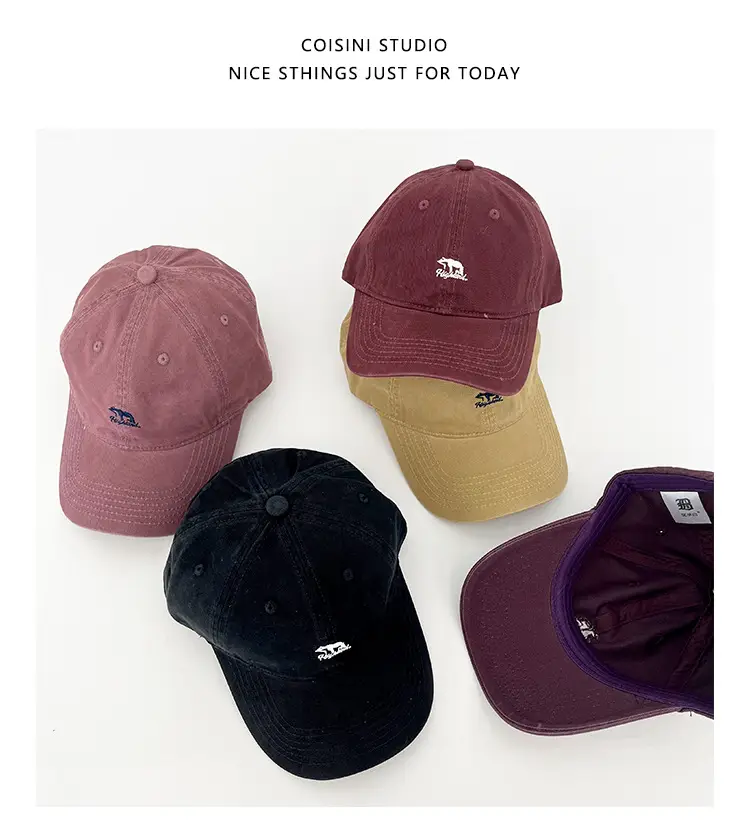 2025 Polar Bear Cap Women Men Oversized Deep Brim — feature 7