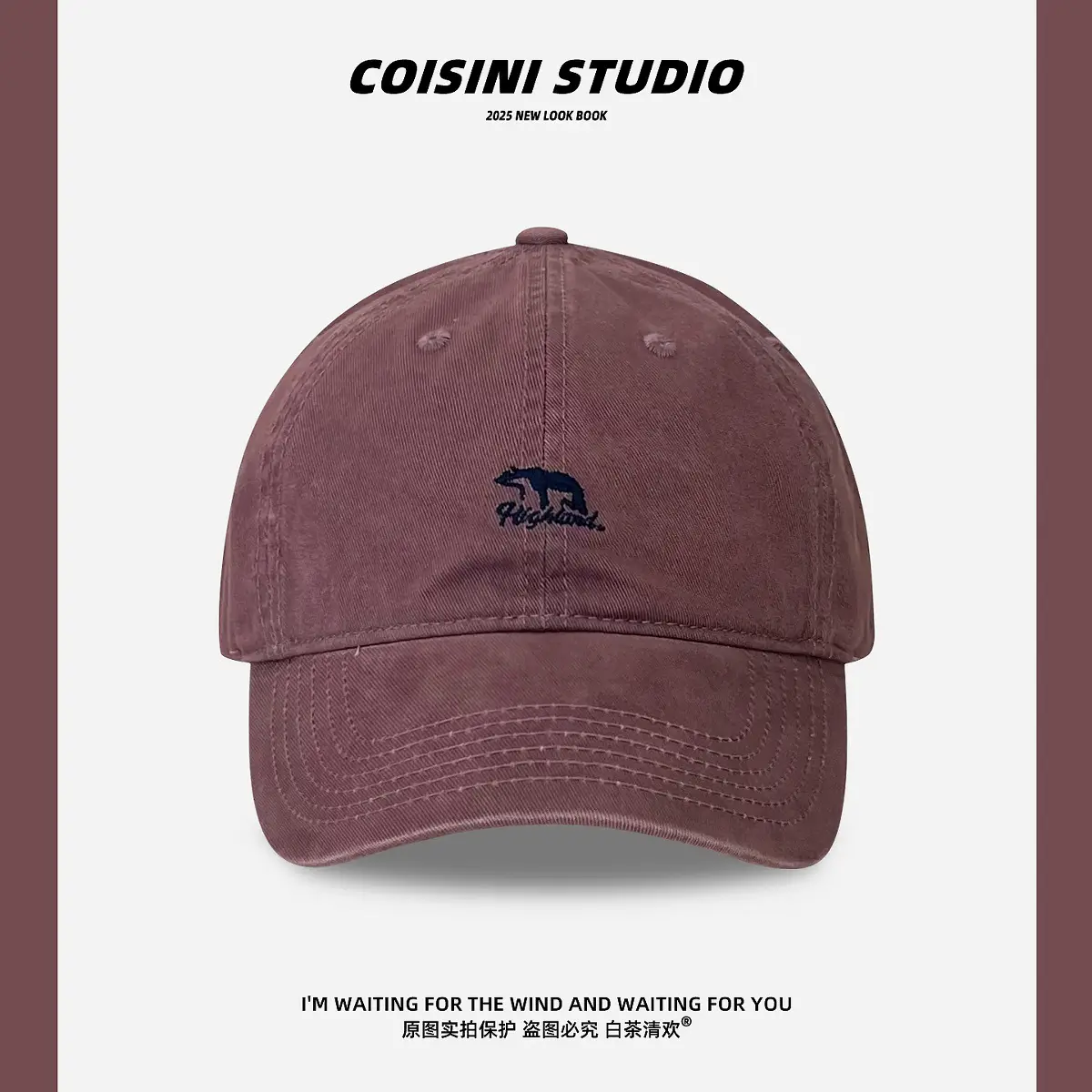 2025 Polar Bear Cap Women Men Oversized Deep Brim - Image 5