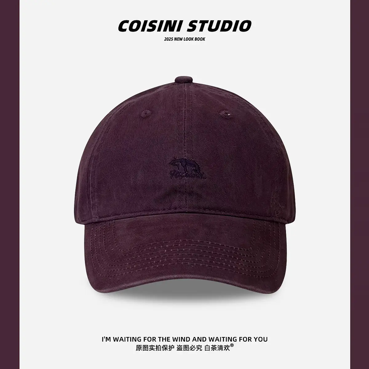 2025 Polar Bear Cap Women Men Oversized Deep Brim - Image 6