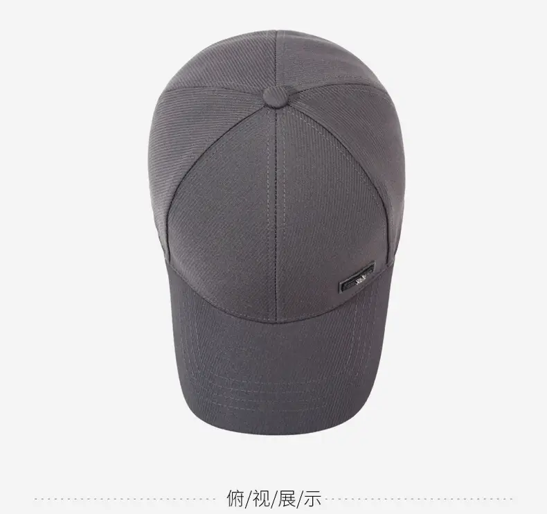 Navy Blue Baseball Cap for Men Middle Age Elderly — feature 13