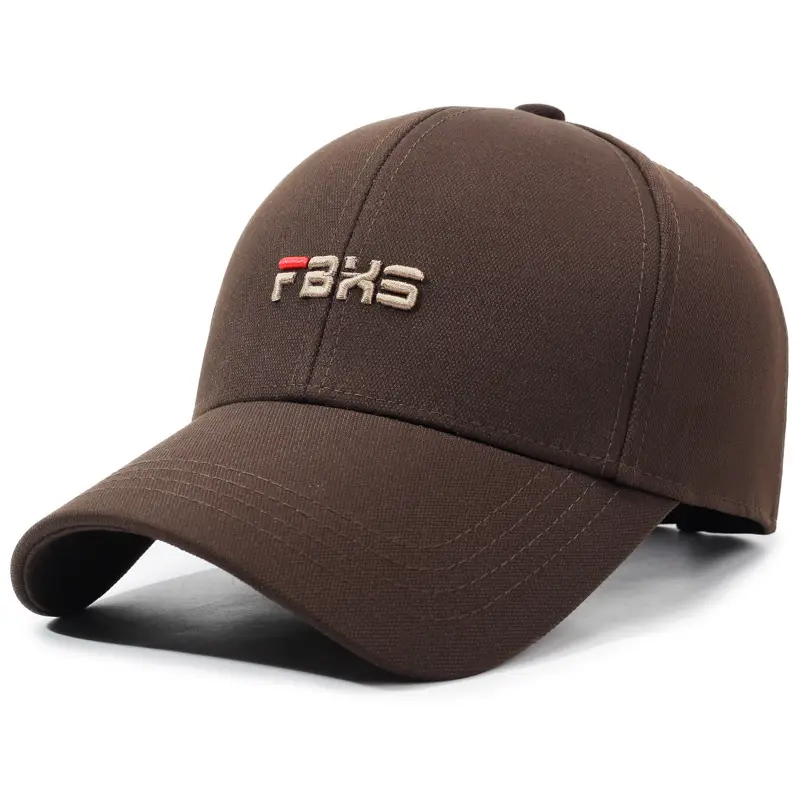 Brown Embroidered Baseball Cap Unisex Casual Sunshade - Image 6