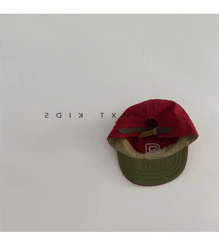 Toddler Red Leopard Print Bucket Cap with Soft Bristle — feature 6