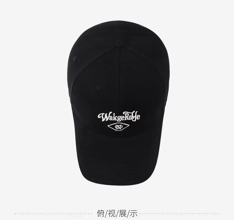 Black Waking Toe Baseball Cap for Women Men — feature 13