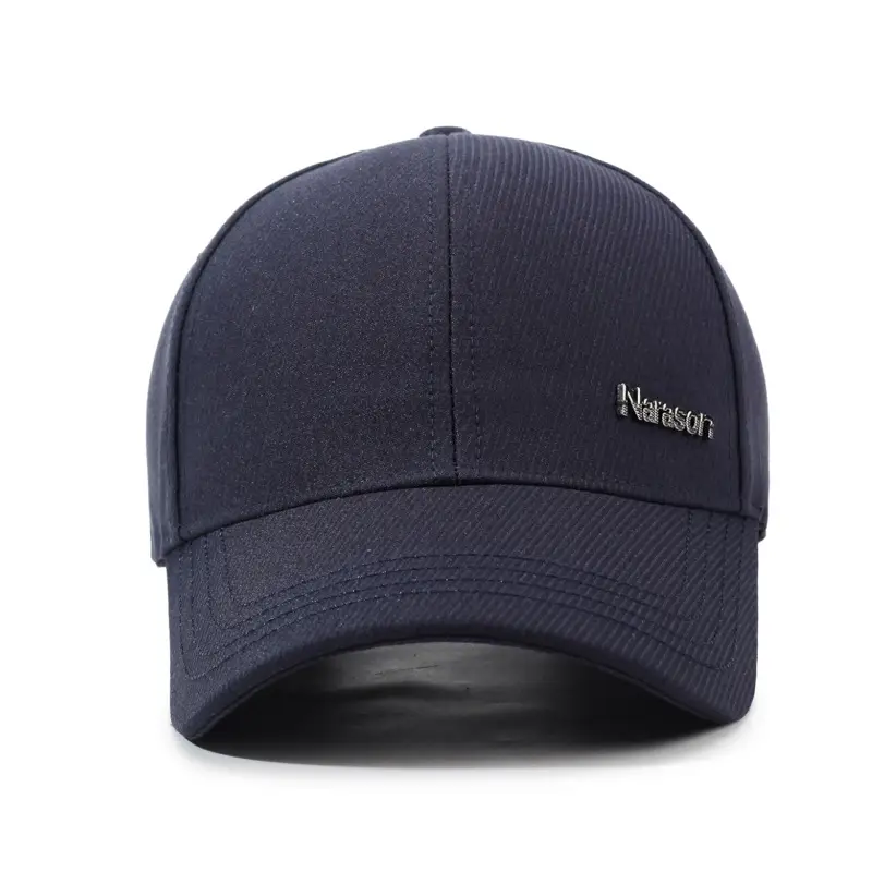 Men's Black Korean Style Baseball Cap - Image 7
