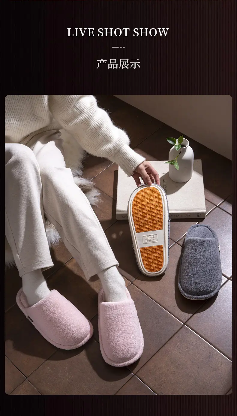 Women Cotton Slippers Autumn Winter Warm Anti-Slip — feature 14