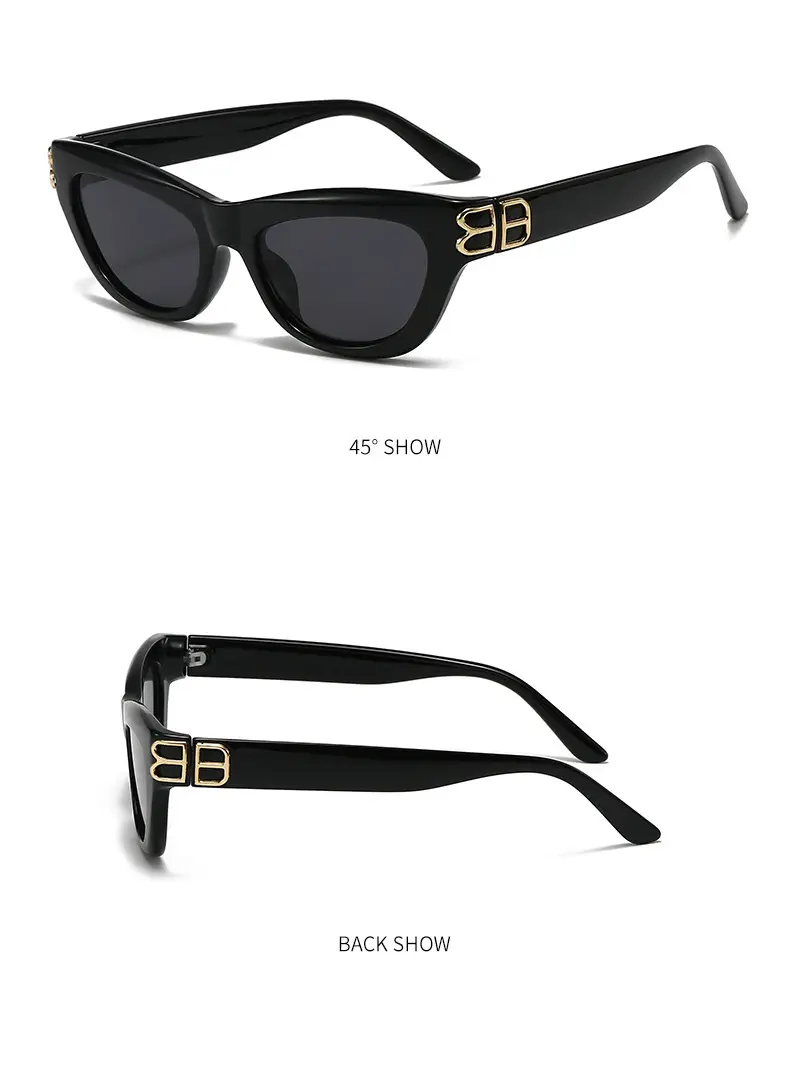 Triangular Cat-Eye Sunglasses for Women Square Round Face β feature 10