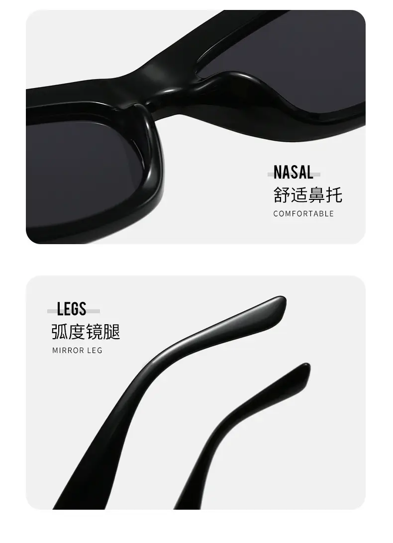 Triangular Cat-Eye Sunglasses for Women Square Round Face β feature 5