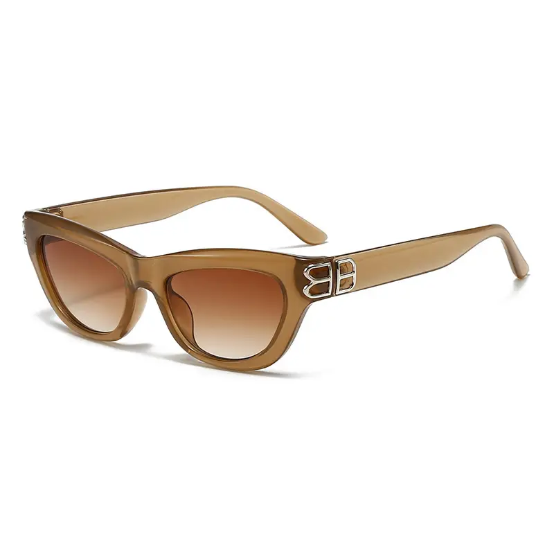 Triangular Cat-Eye Sunglasses for Women Square Round Face - Image 3