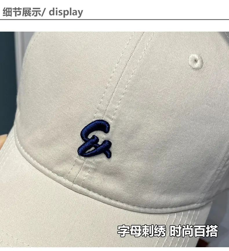 Women Letter Embroidered Baseball Cap Red — feature 8