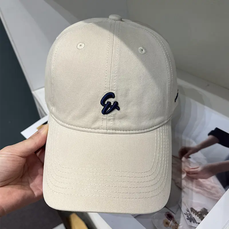 Women Letter Embroidered Baseball Cap Red - Image 6