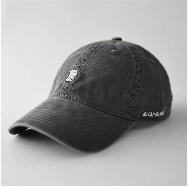 Brown F Embroidered Baseball Cap for Men Women - Image 8