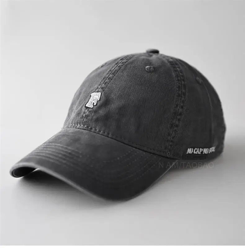 Brown F Embroidered Baseball Cap for Men Women — feature 6