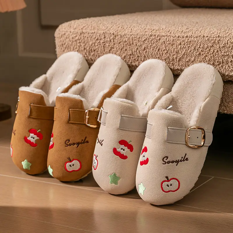 Fashion Versatile Non-Slip Flat Women's Closed-Toe Slippers Summer Retro Cartoon Outdoor Comfortable Casual Trendy Slippers — feature 2