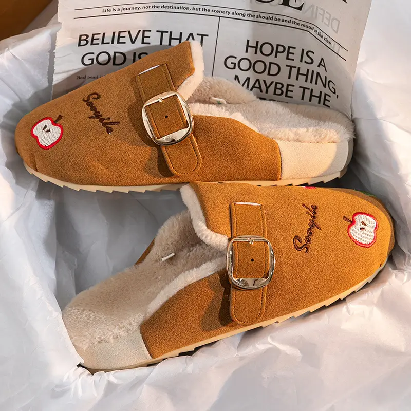 Fashion Versatile Non-Slip Flat Women's Closed-Toe Slippers Summer Retro Cartoon Outdoor Comfortable Casual Trendy Slippers — feature 4