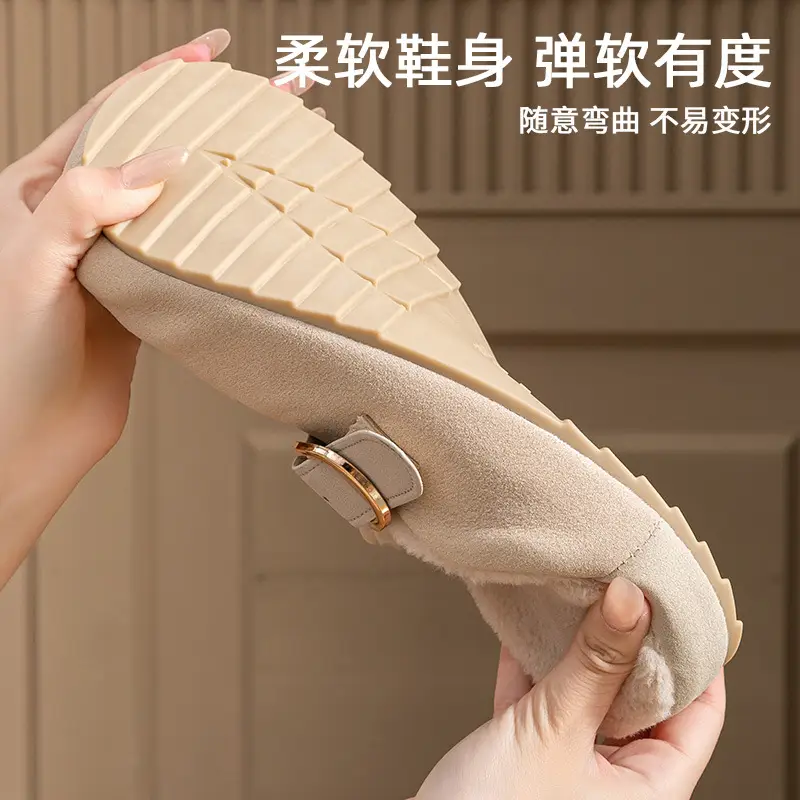 Fashion Versatile Non-Slip Flat Women's Closed-Toe Slippers Summer Retro Cartoon Outdoor Comfortable Casual Trendy Slippers — feature 6