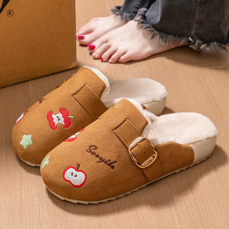 Fashion Versatile Non-Slip Flat Women's Closed-Toe Slippers Summer Retro Cartoon Outdoor Comfortable Casual Trendy Slippers - Image 2