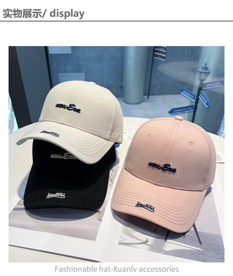 Women Korean Style Baseball Cap Navy Blue 2025 — feature 5