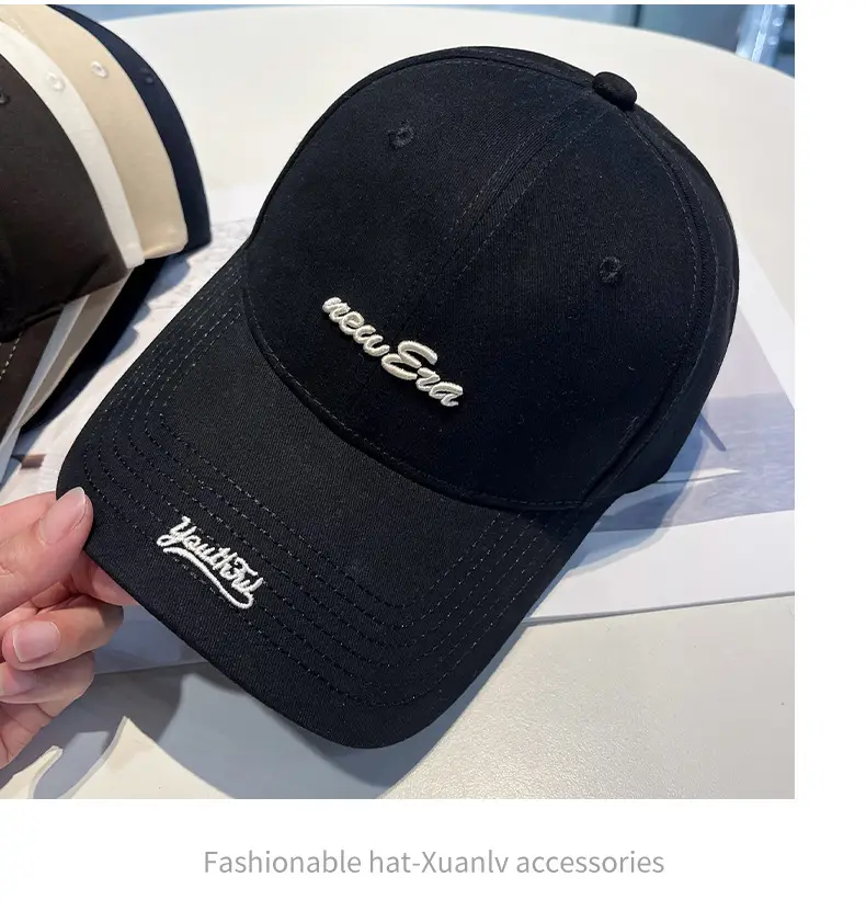 Women Korean Style Baseball Cap Navy Blue 2025 — feature 7