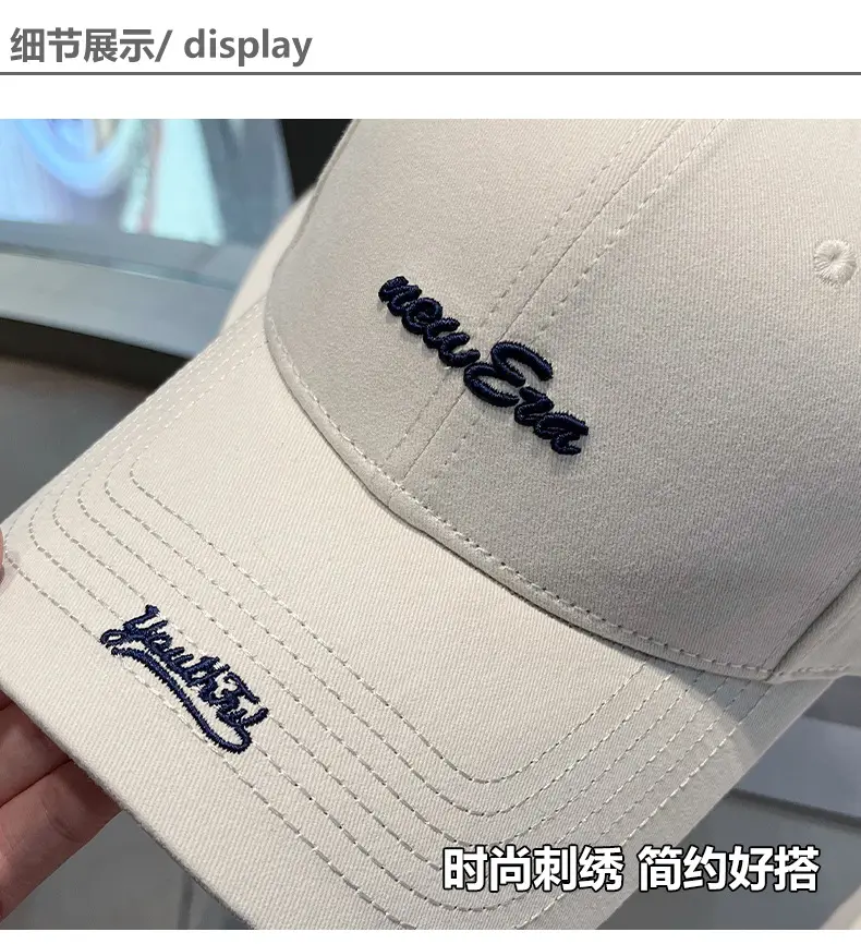 Women Korean Style Baseball Cap Navy Blue 2025 — feature 8