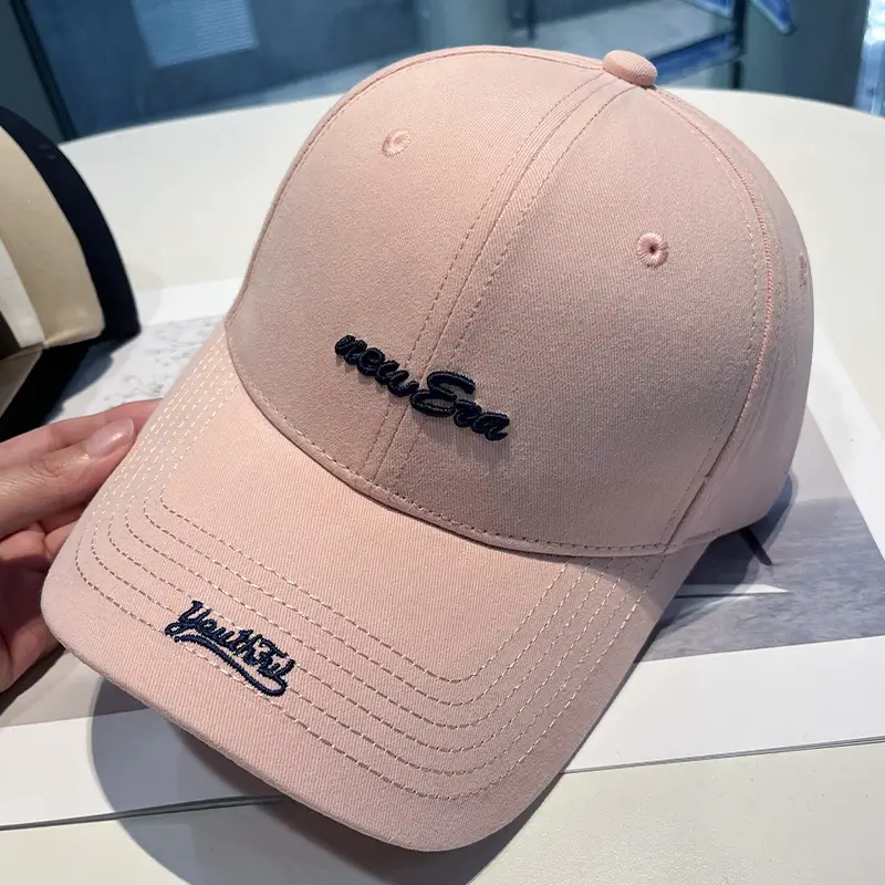 Women Korean Style Baseball Cap Navy Blue 2025 - Image 2