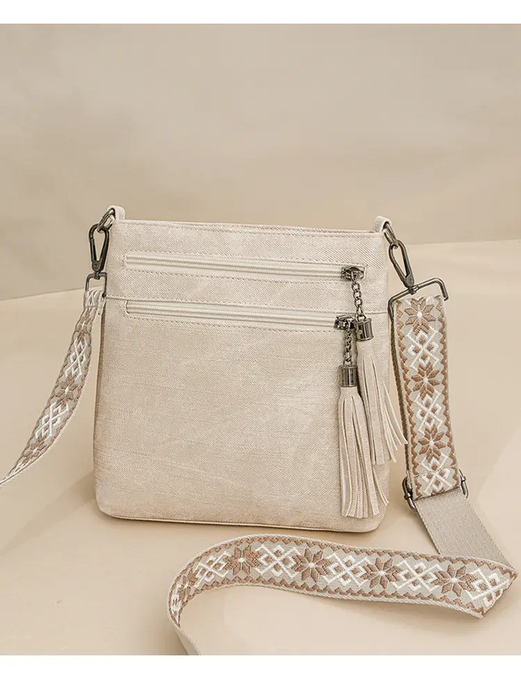Women Retro Tassel Shoulder Bag Olive Green 2025 — feature 25
