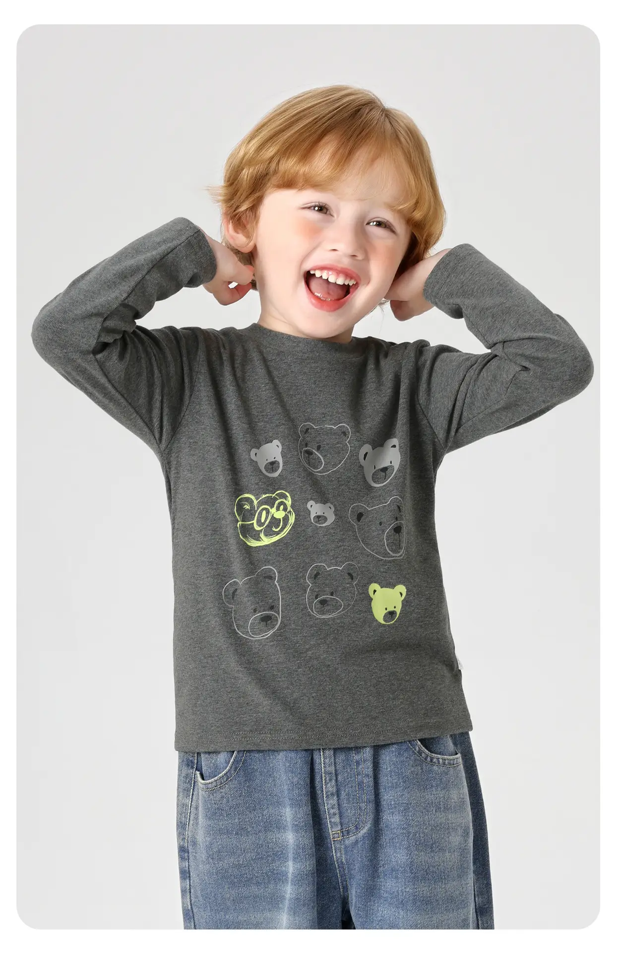Kids Long Sleeve T-Shirt Set Spring Outfit 2026 — feature 15