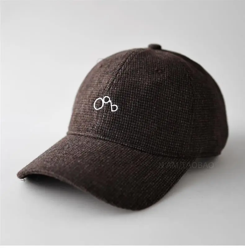 Brown Letter Embroidered Baseball Cap Unisex — feature 1