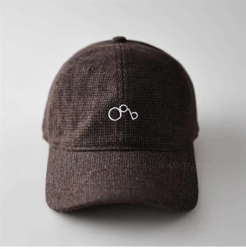 Brown Letter Embroidered Baseball Cap Unisex — feature 4
