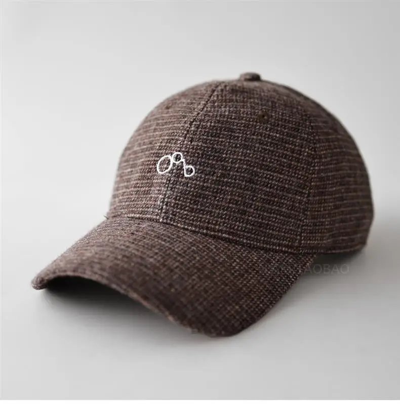 Brown Letter Embroidered Baseball Cap Unisex — feature 5