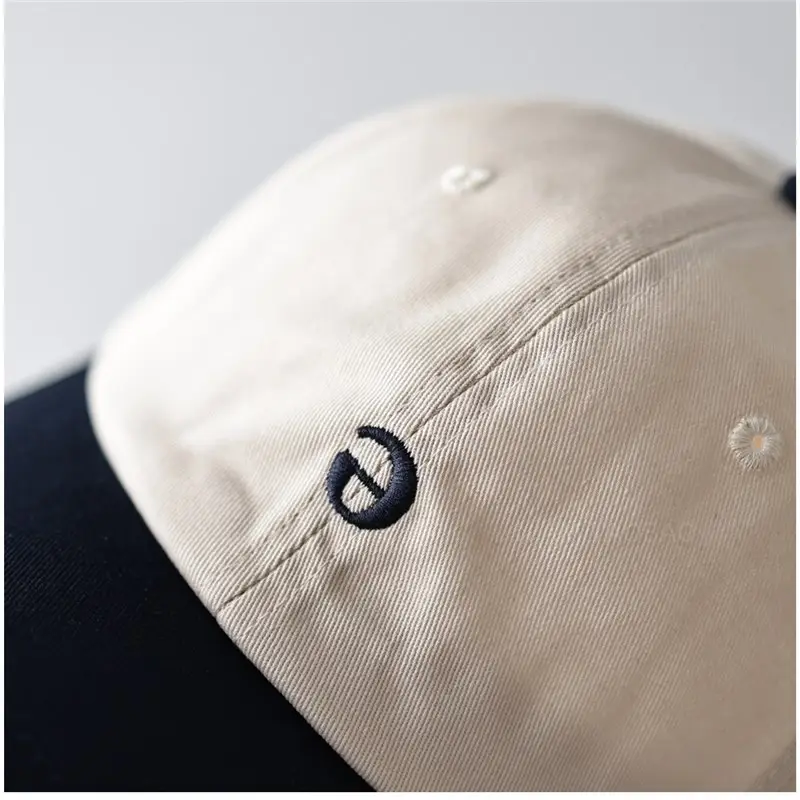 White Minimalist Letter Inverted Cap Sunshade Unisex - Image 9