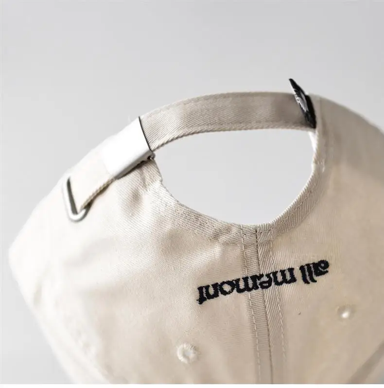 White Minimalist Letter Inverted Cap Sunshade Unisex — feature 8
