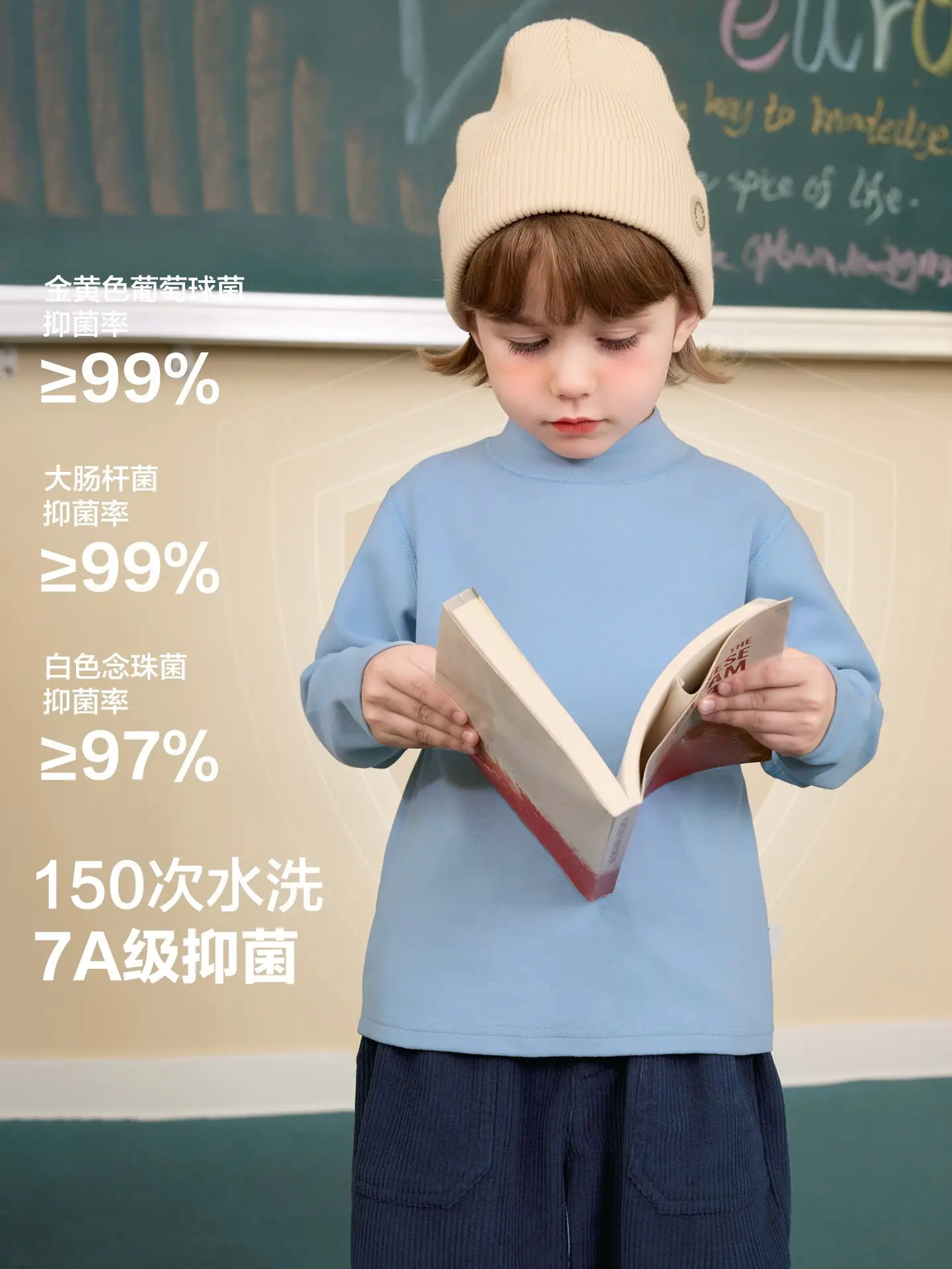 Boys Striped Long Sleeve T-Shirt Autumn Winter Kids - Image 7