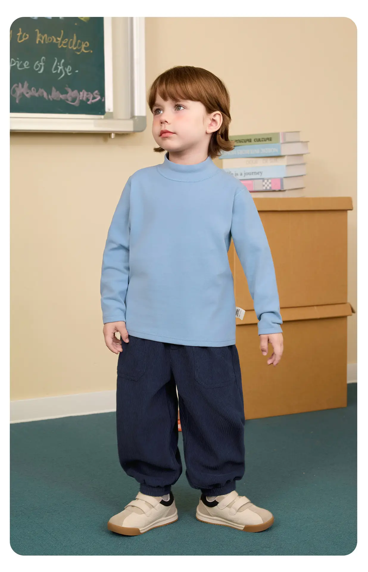 Boys Striped Long Sleeve T-Shirt Autumn Winter Kids — feature 18