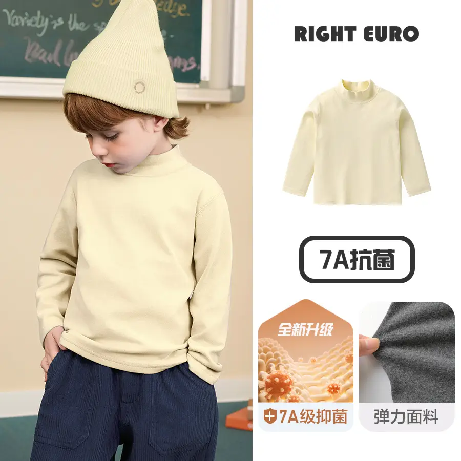 Boys Striped Long Sleeve T-Shirt Autumn Winter Kids - Image 3