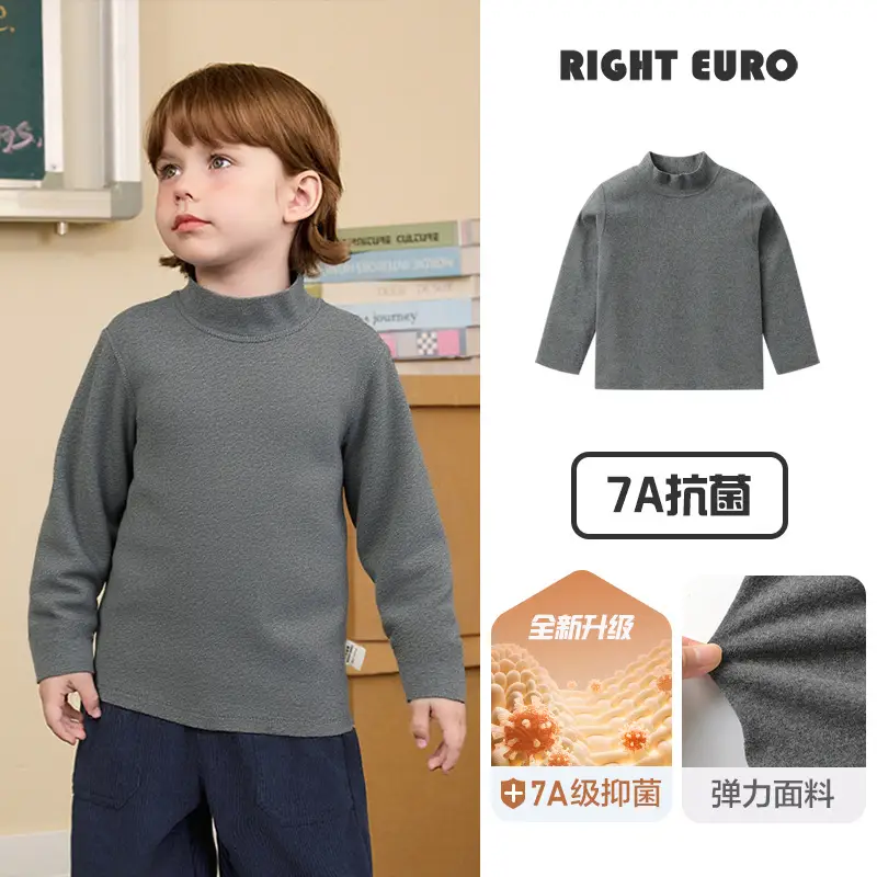 Boys Striped Long Sleeve T-Shirt Autumn Winter Kids - Image 5