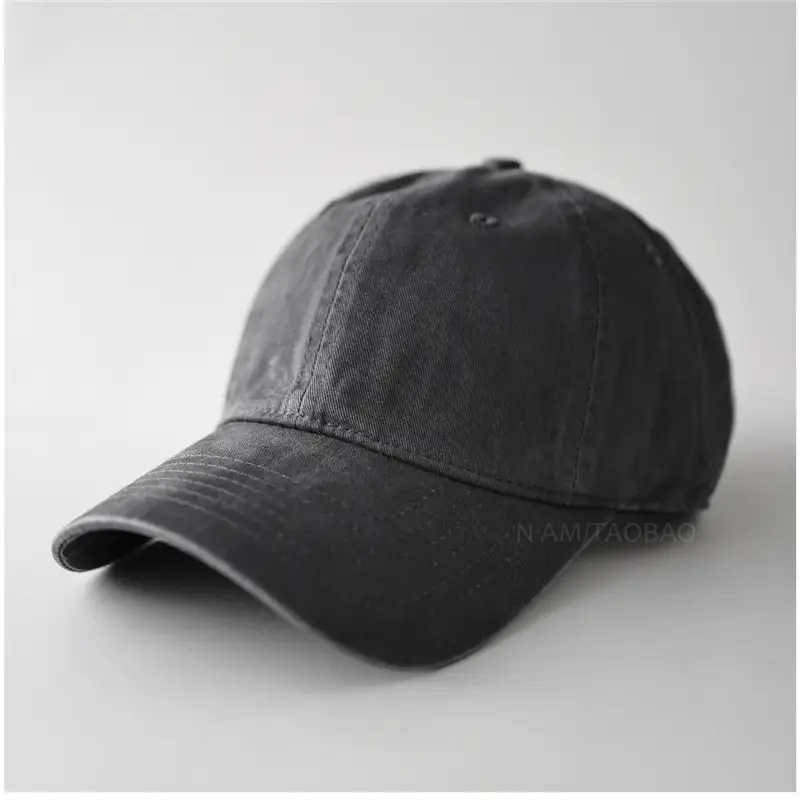 Men's Adjustable Beige Cotton Baseball Cap - Image 12