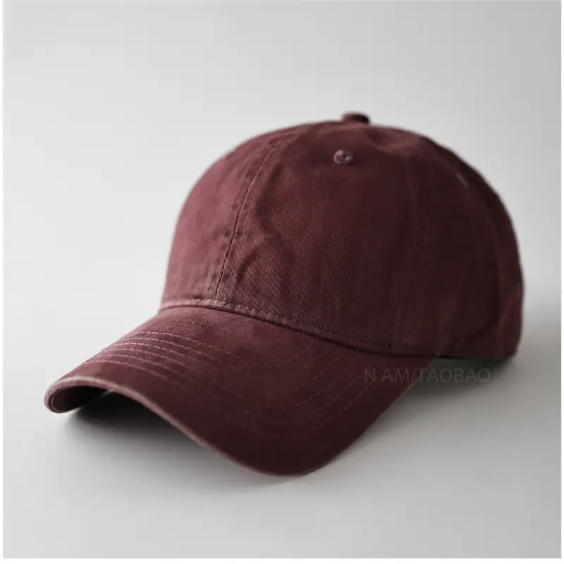 Men's Adjustable Beige Cotton Baseball Cap - Image 13