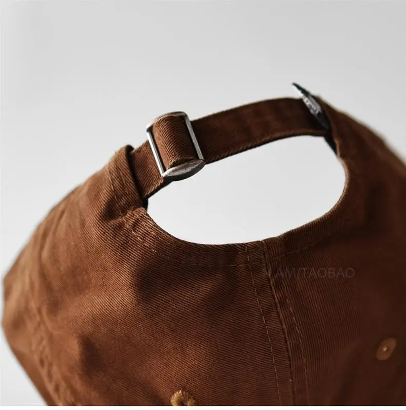 Men's Adjustable Beige Cotton Baseball Cap — feature 11