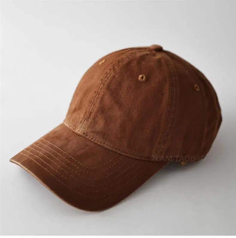 Men's Adjustable Beige Cotton Baseball Cap — feature 8