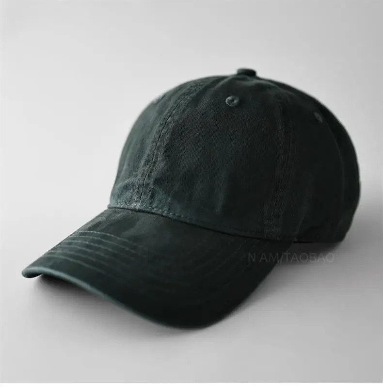 Men's Adjustable Beige Cotton Baseball Cap — feature 9