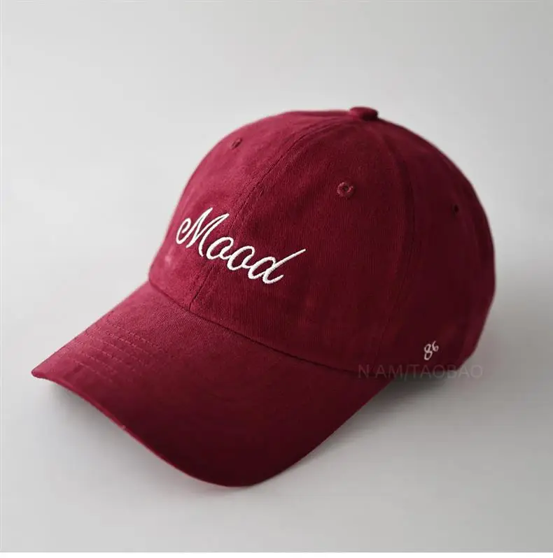 Maroon Embroidered Baseball Cap for Men Women — feature 15