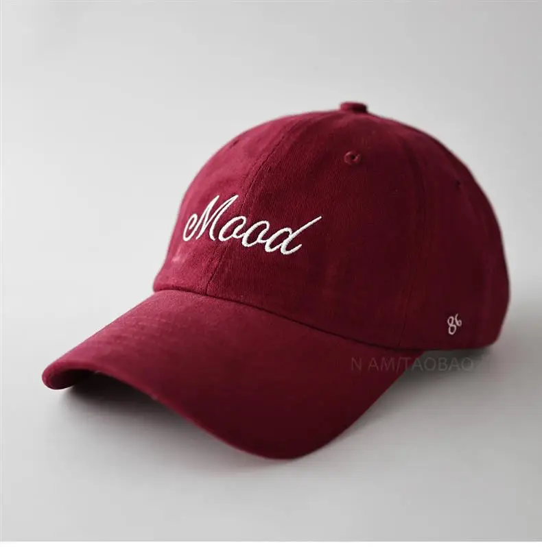 Maroon Embroidered Baseball Cap for Men Women — feature 4