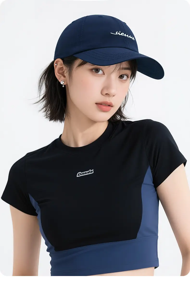 Dark Grey Embroidered Baseball Cap with Sun Protection — feature 11
