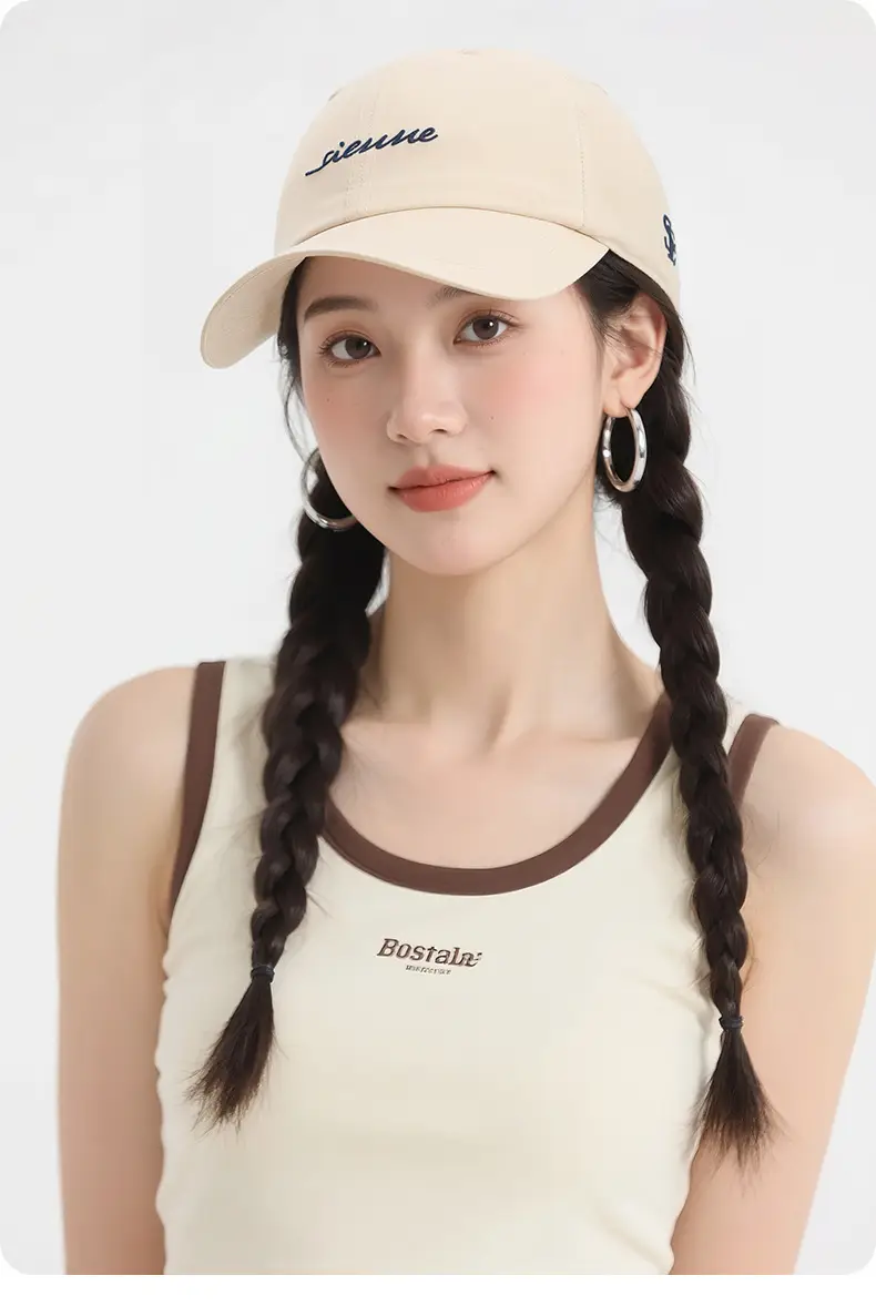 Dark Grey Embroidered Baseball Cap with Sun Protection — feature 12